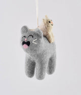 Pabs Cat Hanging Felt Ornament