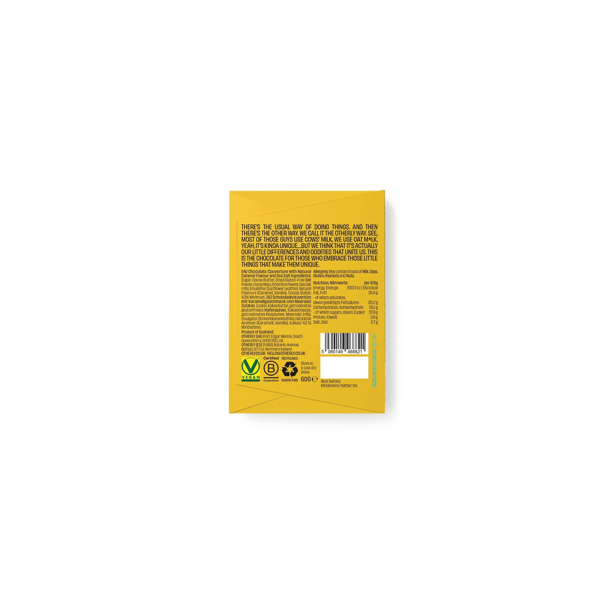 Salted Caramel Oatm*lk Bar | 60g | Vegan