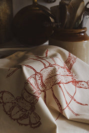 Red Lobster Tea Towel