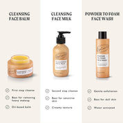 UpCircle Powder to Foam Face Wash | Willow Bark + Papaya Enzymes, 55g