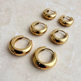 Everyday Gold Chunky Hoops