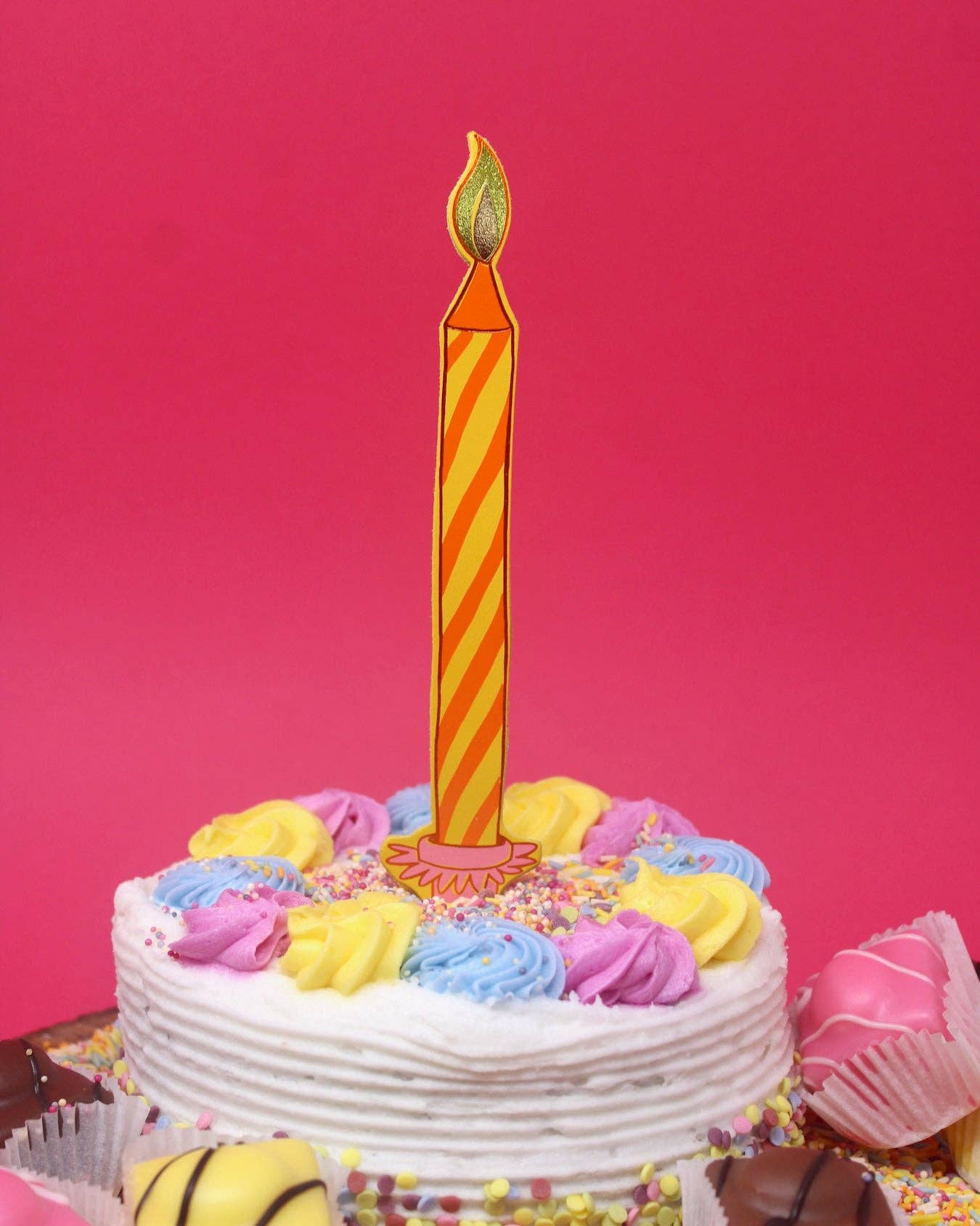 Birthday Candle Bookmark