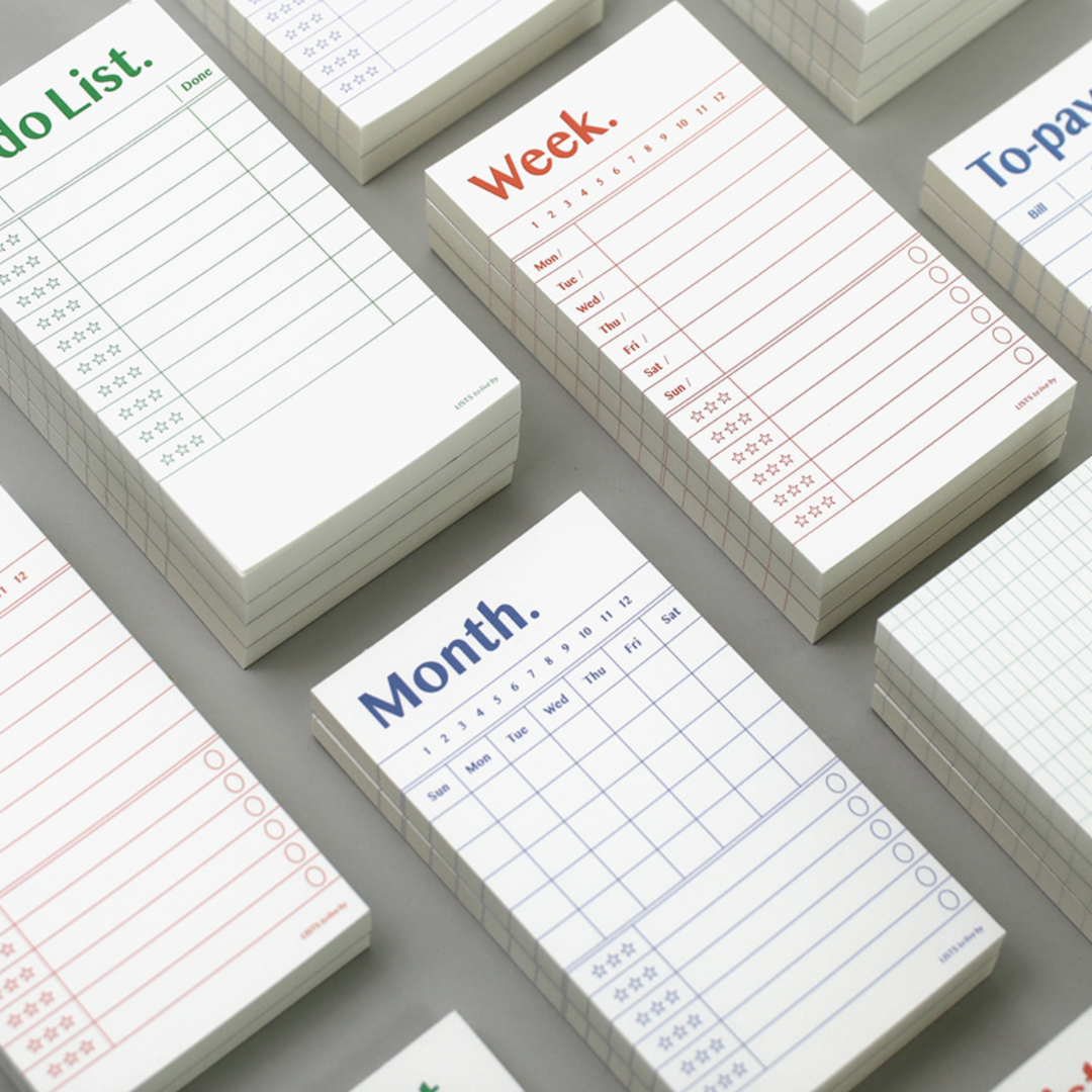 Paperian Lists to Live By memo pad, further view