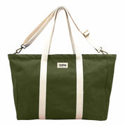 Weekend Travel Tote Bag | Olive Green