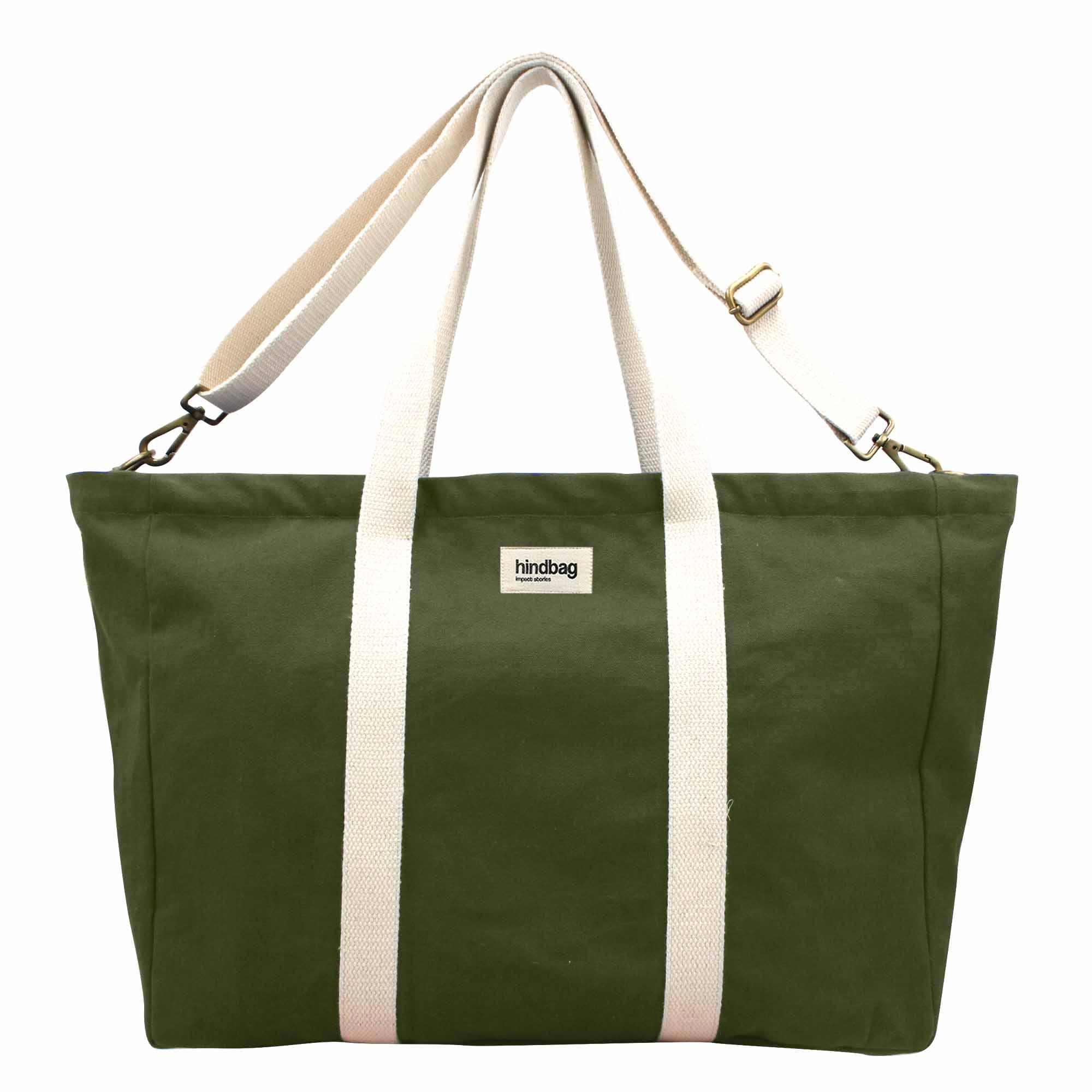 Weekend Travel Tote Bag | Olive Green