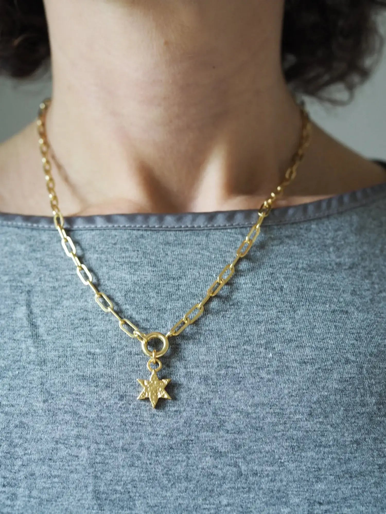 Roake Studio | Fallen Star Gold Charm Necklace