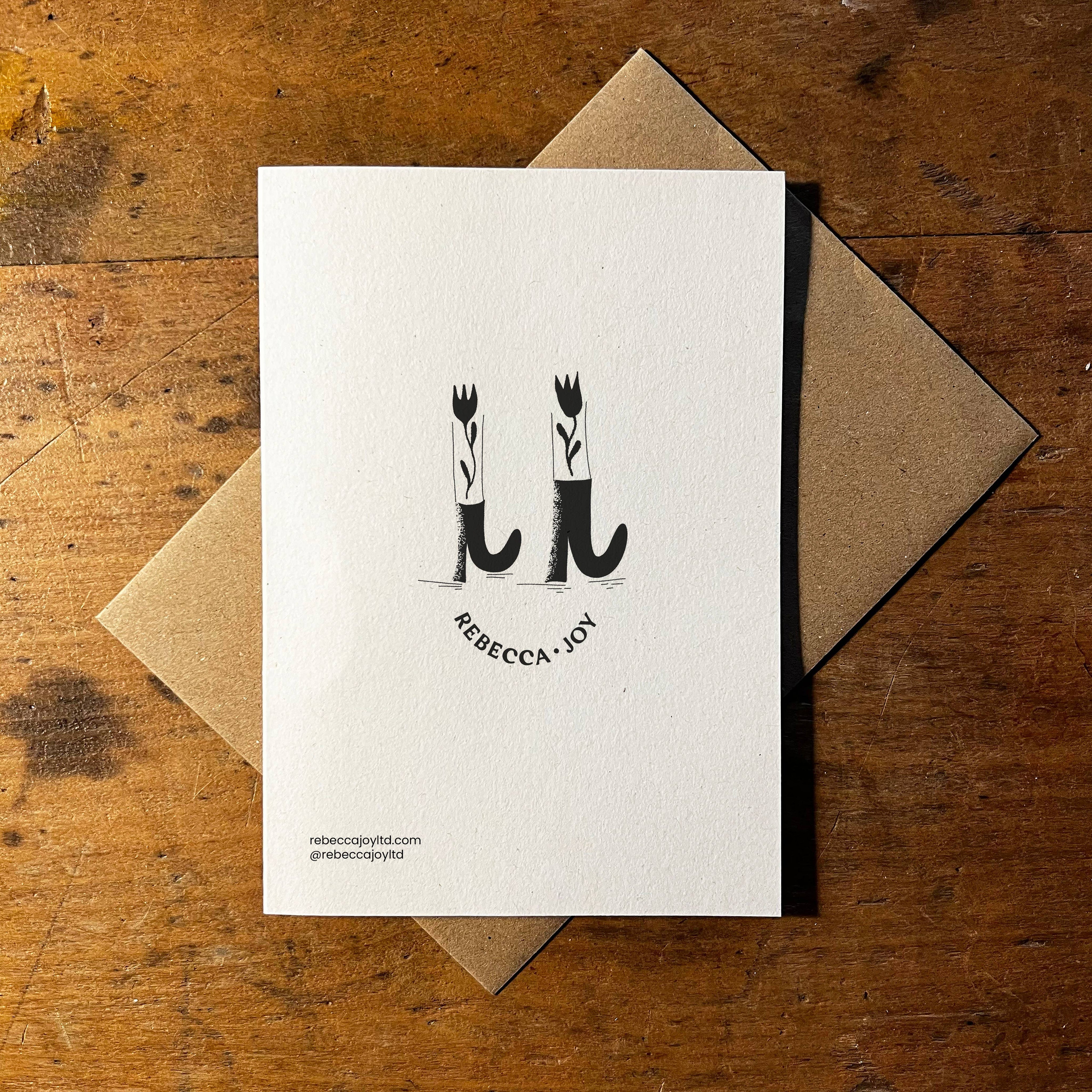 'Apple Of My Eye ' | Folk | Horse | Love A6 Greetings Card