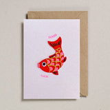 Patch Cards - Lucky Koi Fish