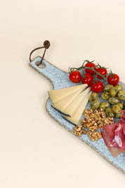 Tejo handmade ceramic serving board, further view