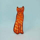 Cat Tails Bookmark | Leather