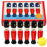 Wooden Skittles Set | Soldier Design, 6 Skittles & Ball