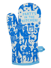 Party In The Kitchen Oven Mitt