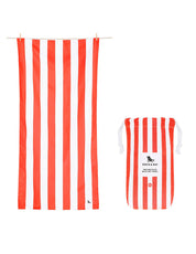 Quick Dry Towel | Cabana Waikiki Coral L & XL