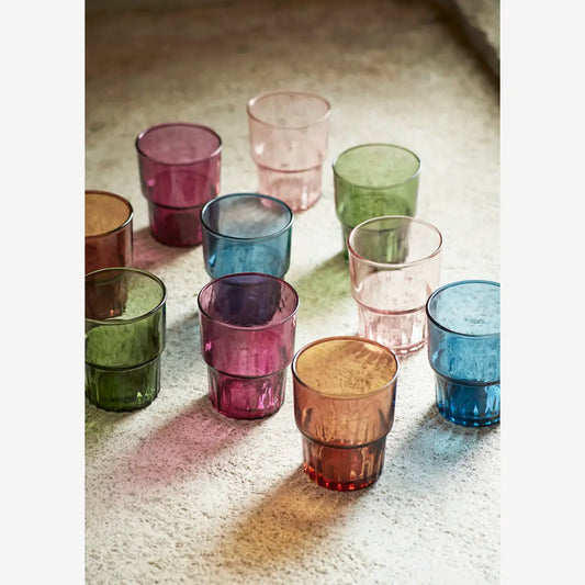 Coloured Drinking Glasses