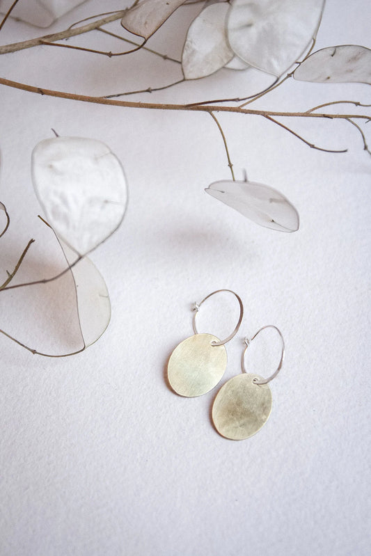 Hoop Oval Drops