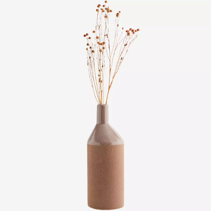 Stoneware Vase in Pink