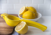 Fox Run Yellow Lemon Juicer | Manual, 2.5" x 3" x 8.75"