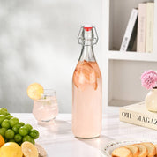 Flip Top Glass Bottle | 1 Litre