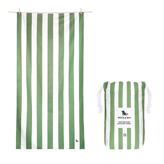 Quick Dry Towel | Cabana Cayman Olive XL