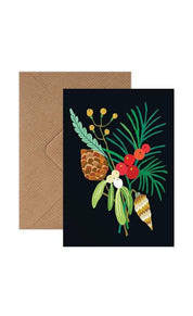 Christmas Mini Card Pack of 6 | Winter Bunch & Christmas Jug