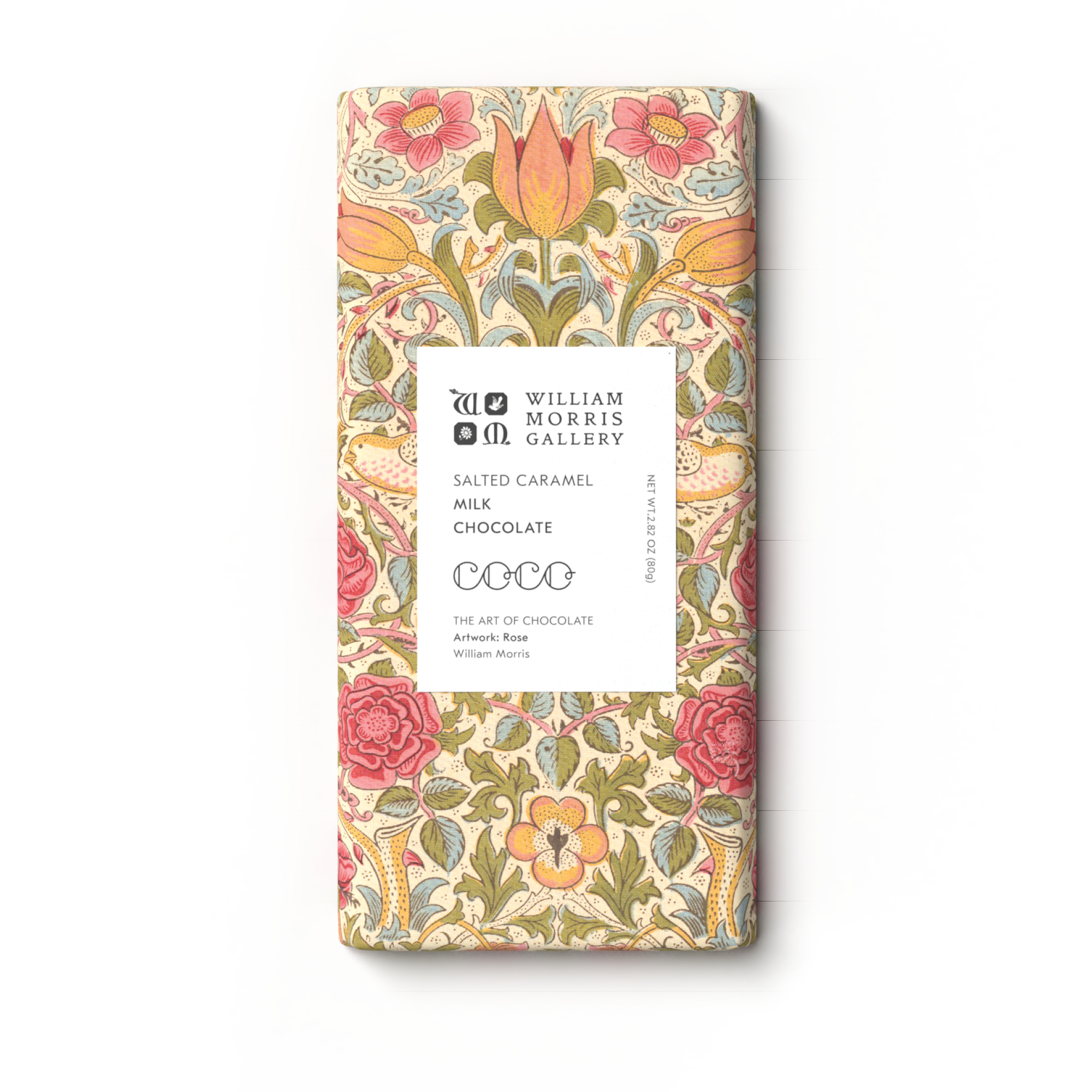 Salted Caramel Milk Chocolate William Morris Limited Edition