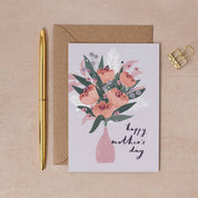 Mother's Day Flowers Card | Mother's Day Card | Female Cards