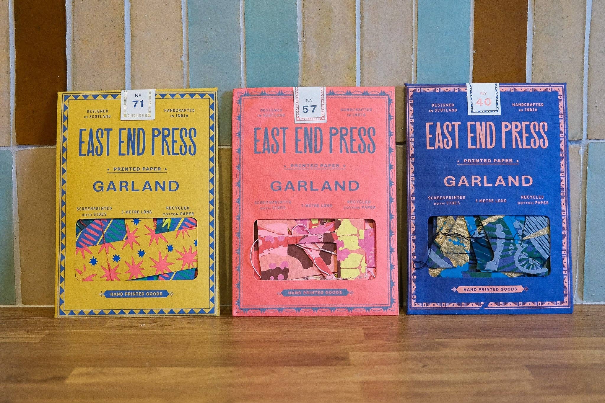 Happy Birthday Sewn Garland