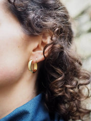 Roake Studio | Lilian Gold Hoop Earrings
