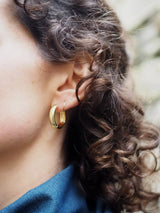 Roake Studio | Lilian Gold Hoop Earrings