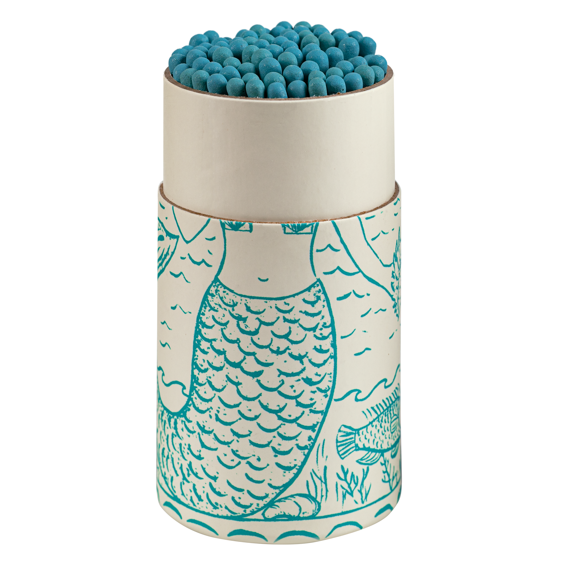 Mermaid | Large Cylinder | Safety Matches