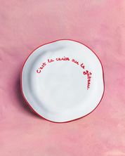 'C'est la cerise sur le gateau' Plate