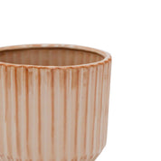 Willow Ribbed Planter H15cm D19cm