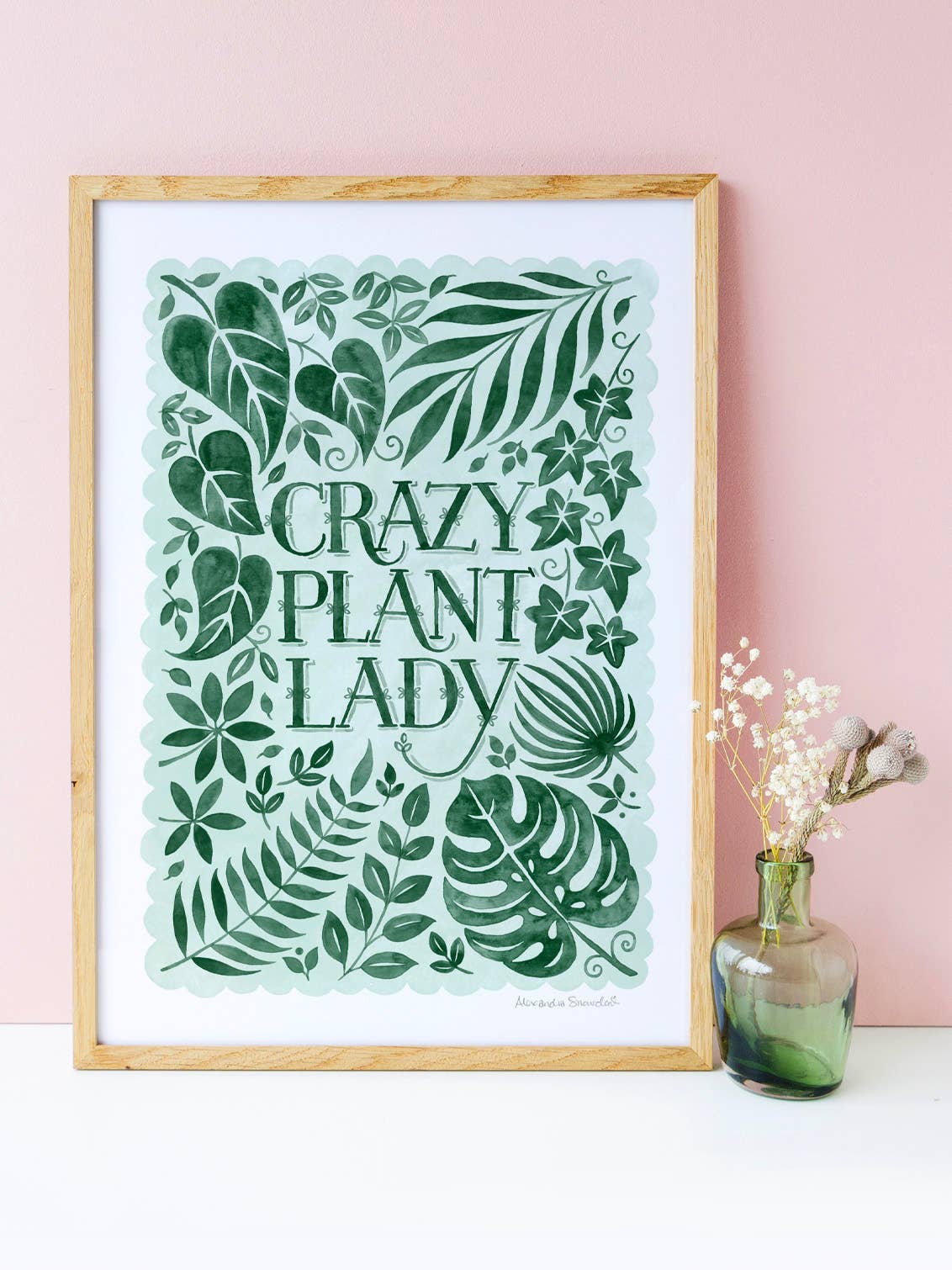 Crazy Plant Lady Print | A4