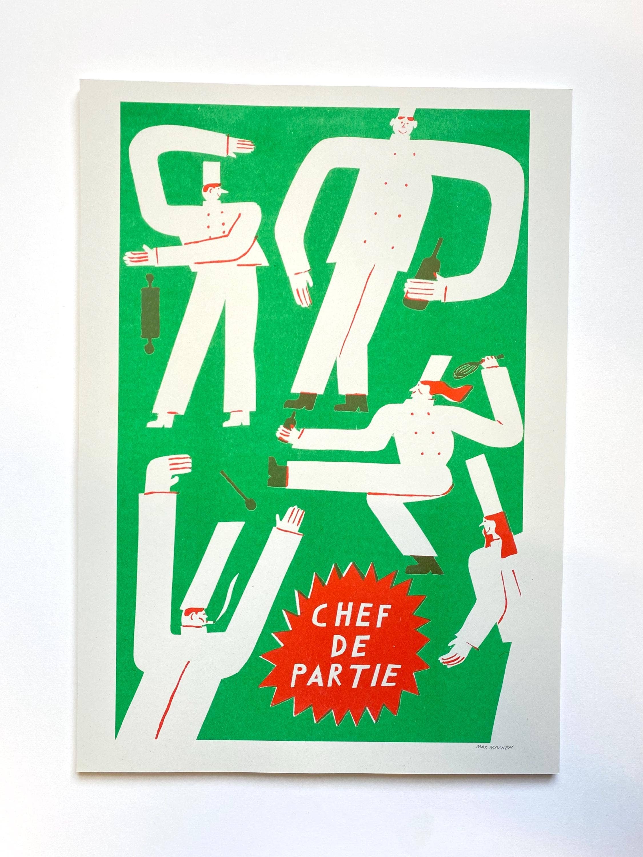 Chef de Partie | Riso print A3