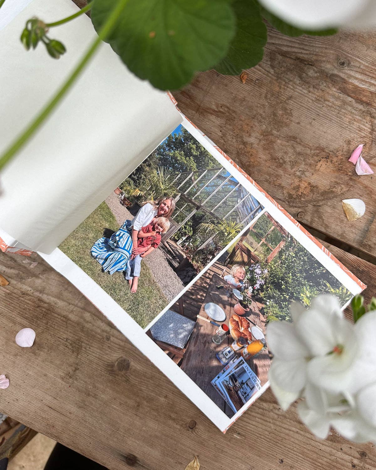 Hand Printed Hardback Photo Album 'Indian Toile’