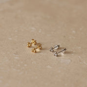 Trio Micro Studs by Little Nell, further view