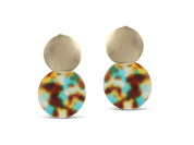 Sarah Two Tone Earrings