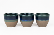 Ceramic Flat White Cup 6oz in Belize Navy