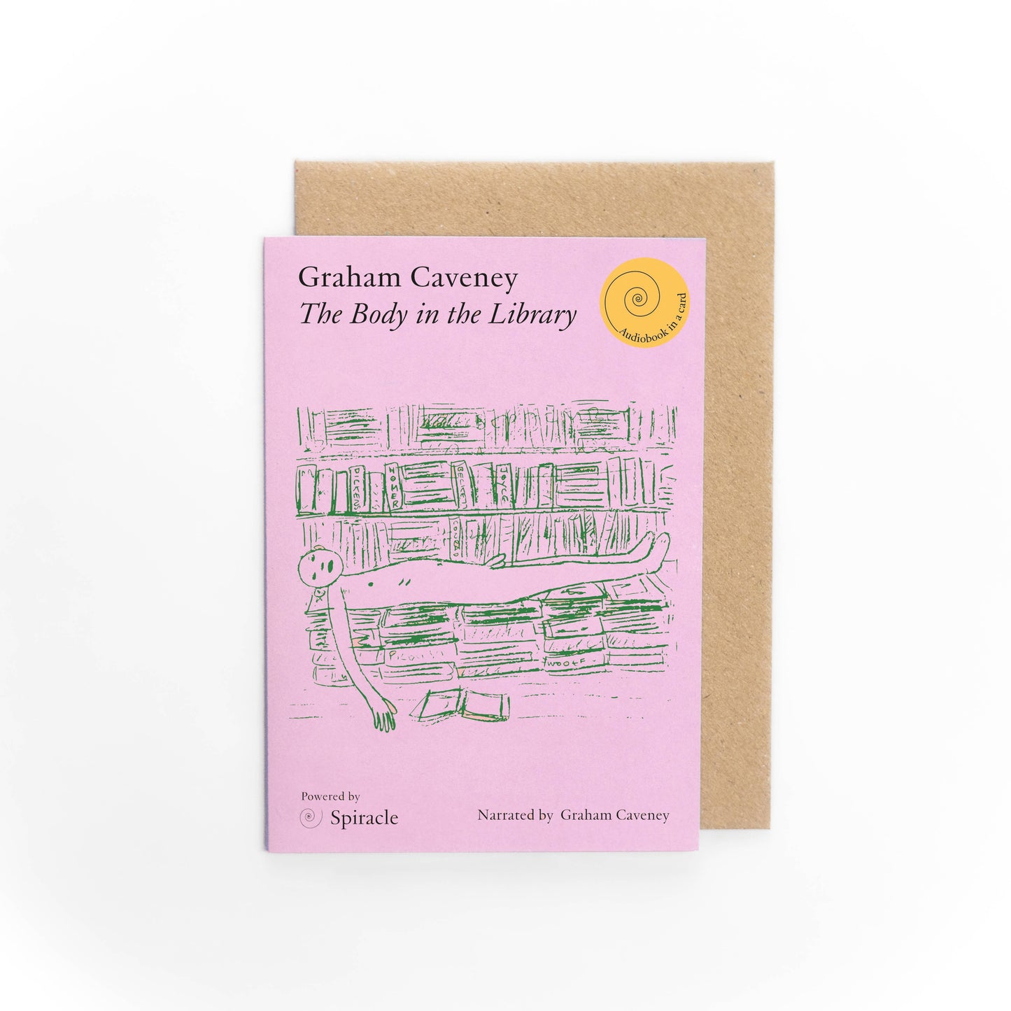 Audiobook in a Card: The Body in the Library 