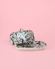 Butter Dish | White and Black GALAXIA