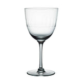 Large Crystal Wine Glasses x6 | Lens Design