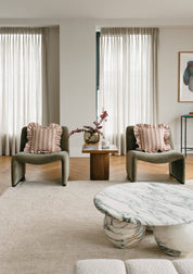 Cotton Cushion Cover in Pink Stripe