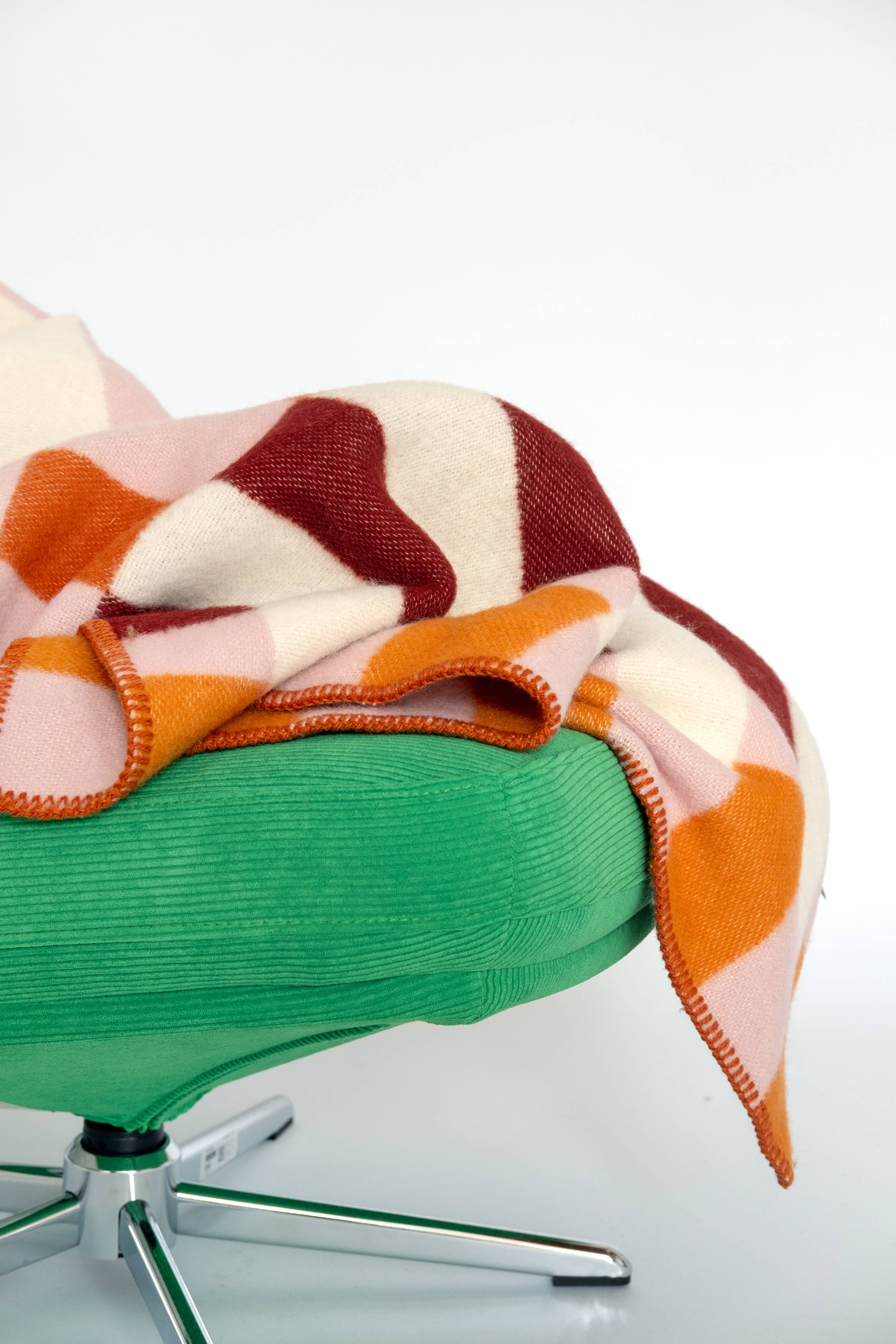 Wool Throw Blanket | Studie Orange