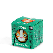 Tiger Print Bouncy Ball | Green Rubber