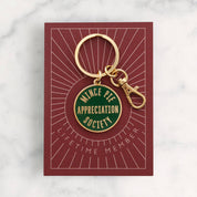 Mince Pie Appreciation Society | Enamel Keyring