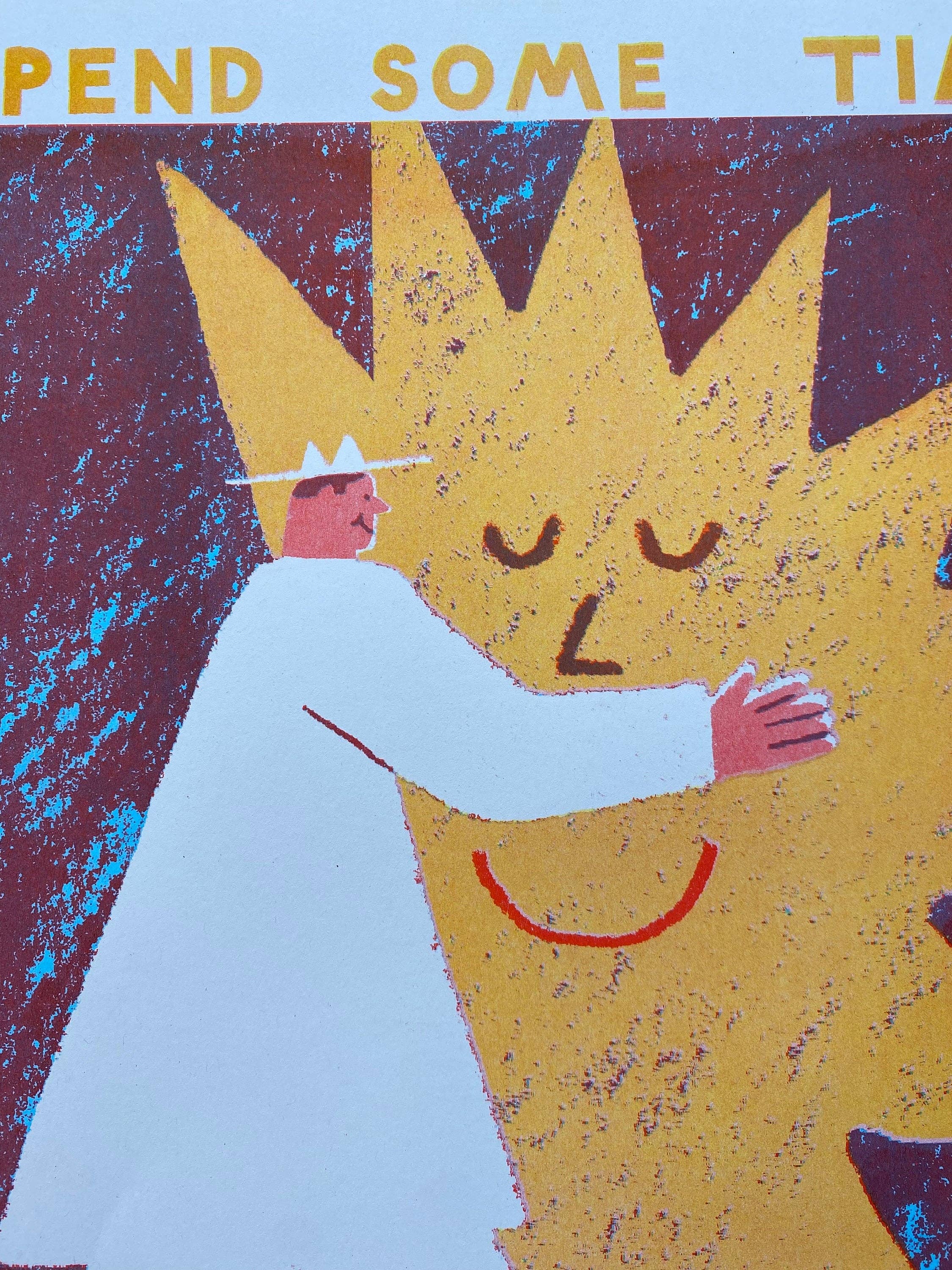 Spend Some Time With the Sun | Riso Print A3