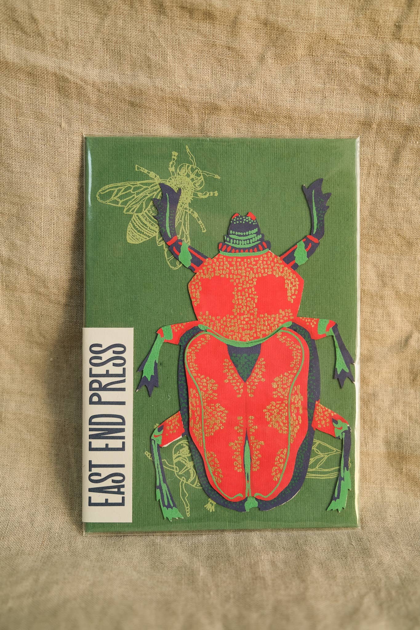 Scarab Beetle Greeting Card
