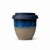 Ceramic Flat White Cup 6oz in Belize Navy