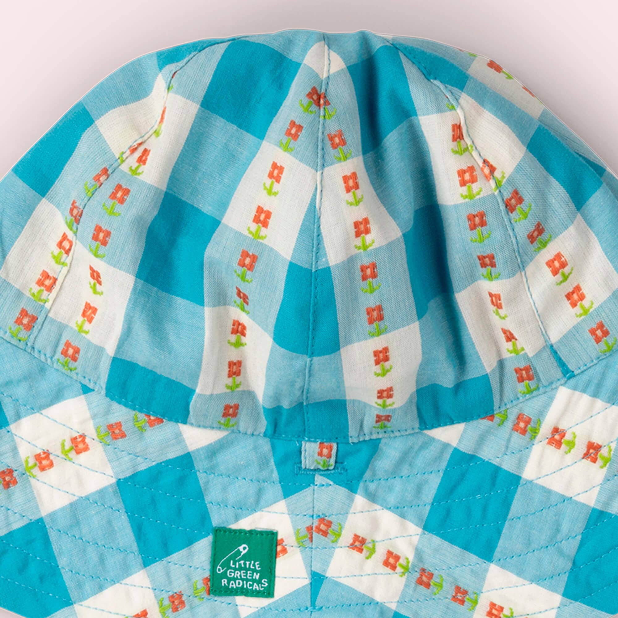 Blue Flowers | Reversible Sunhat