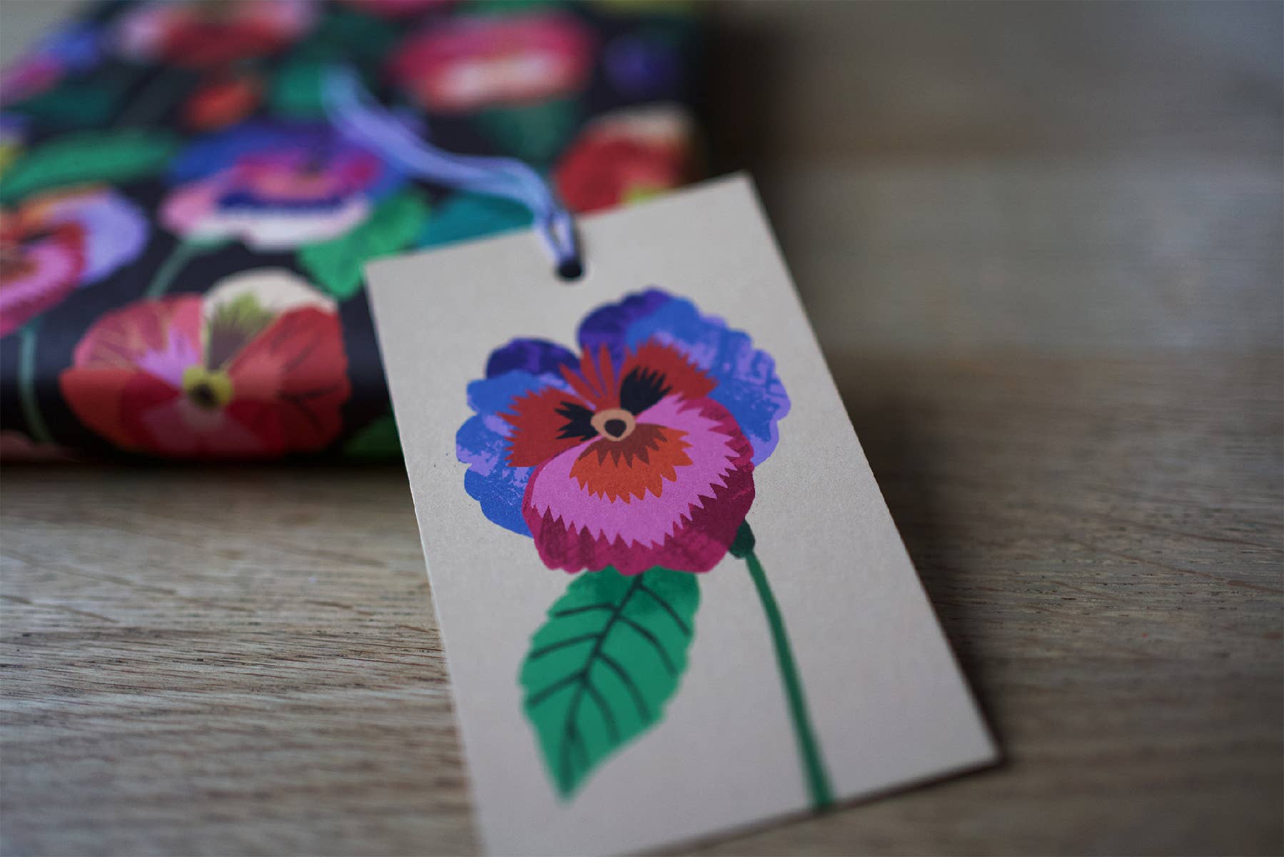 Pansies Gift Tags Pack 